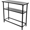 Deluxe Metal Portable Bar Table w/ Carrying Case